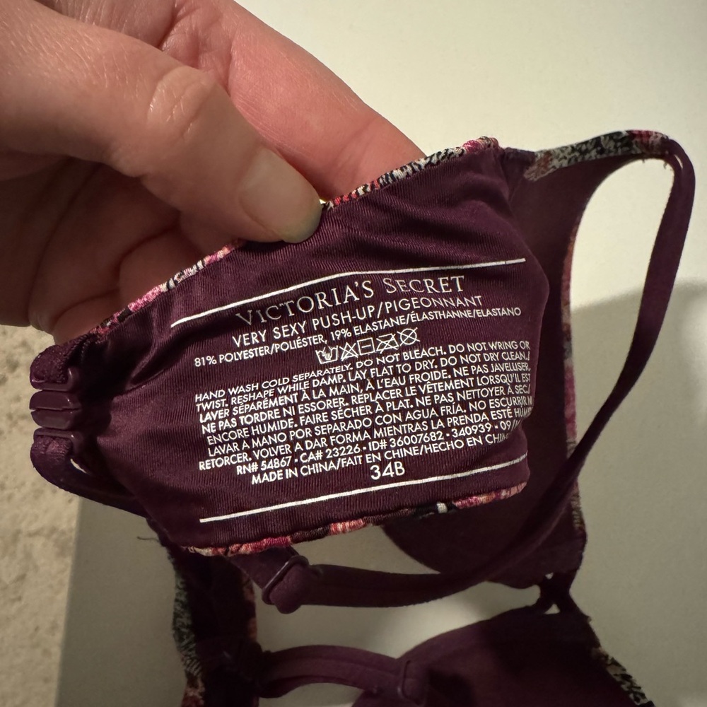Colorful Patterned Bra - Picture 3 of 4